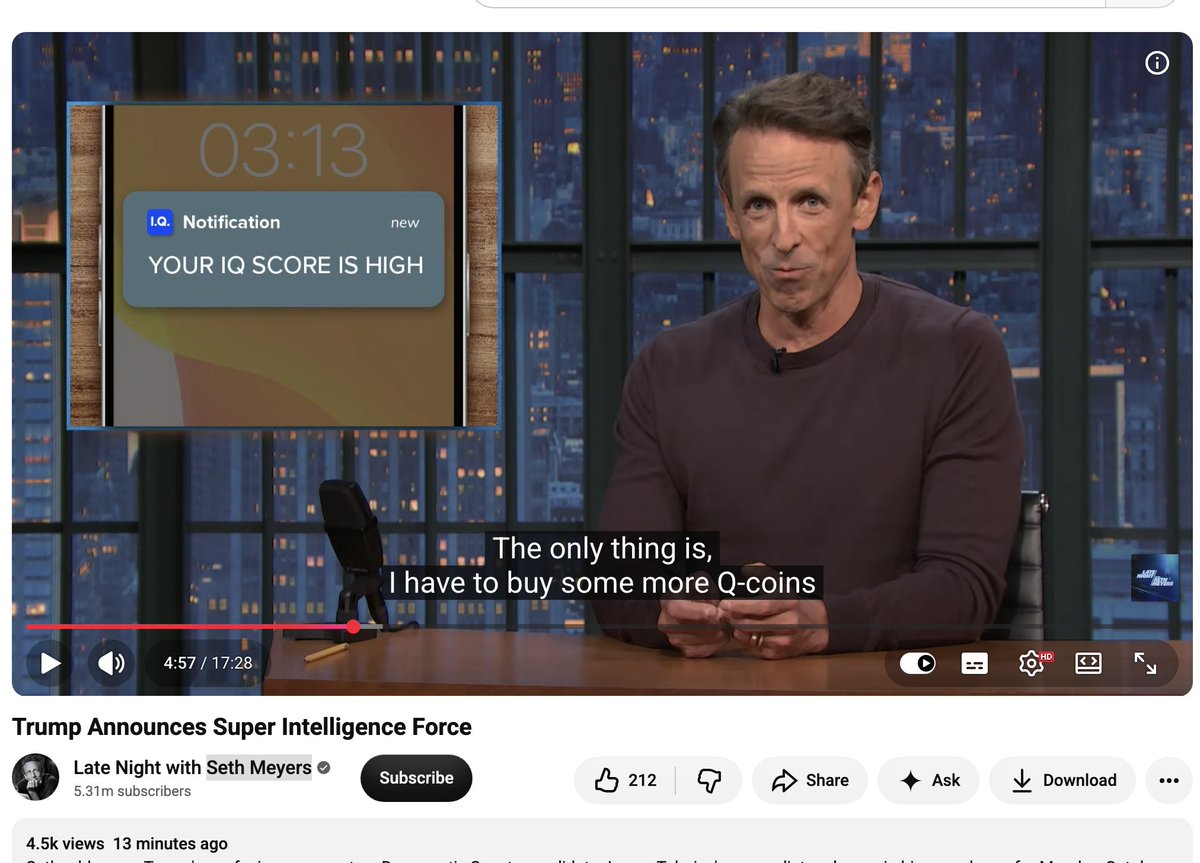 chinapumprocket's tweet photo. Adding $Q to my bag

Just found a runner here !!!

Seth Meyers just convinced us buy “Q Coin” by Trump voice !!!

CA: AT6jvt88BbEadFuEz1zk33GRZuhvLFKc6qhGEK4Spump

Chart + Trade: https://t.co/1GNq5G2lhn

Proof: https://t.co/1snzXjUdJI https://t.co/vS1U7Opfgo