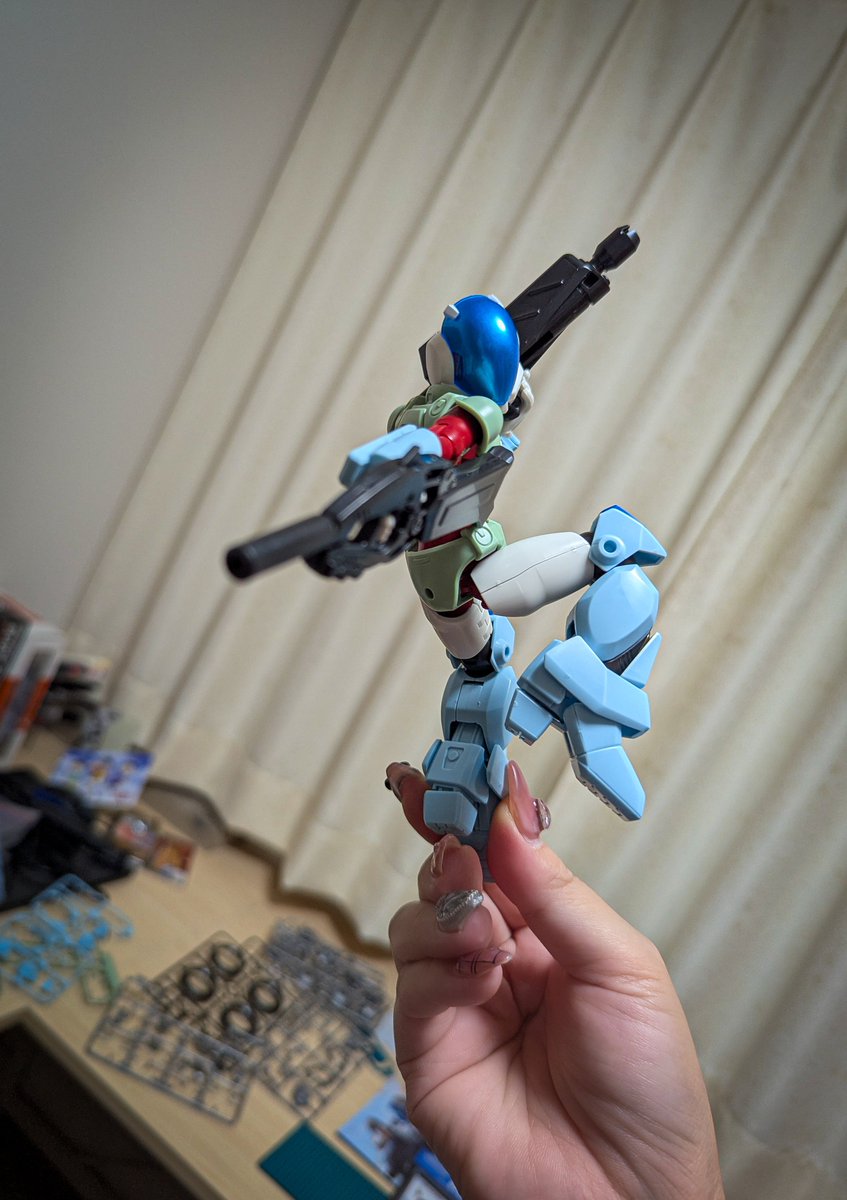kh8131271916970's tweet photo. MODEROIDモスピーダ
スティックだけ完成したよ✦.ᐟ.ᐟ
ちょっと可動確認してみたけど…
めっちゃ動きますね！！ https://t.co/ONWGr9TPo5