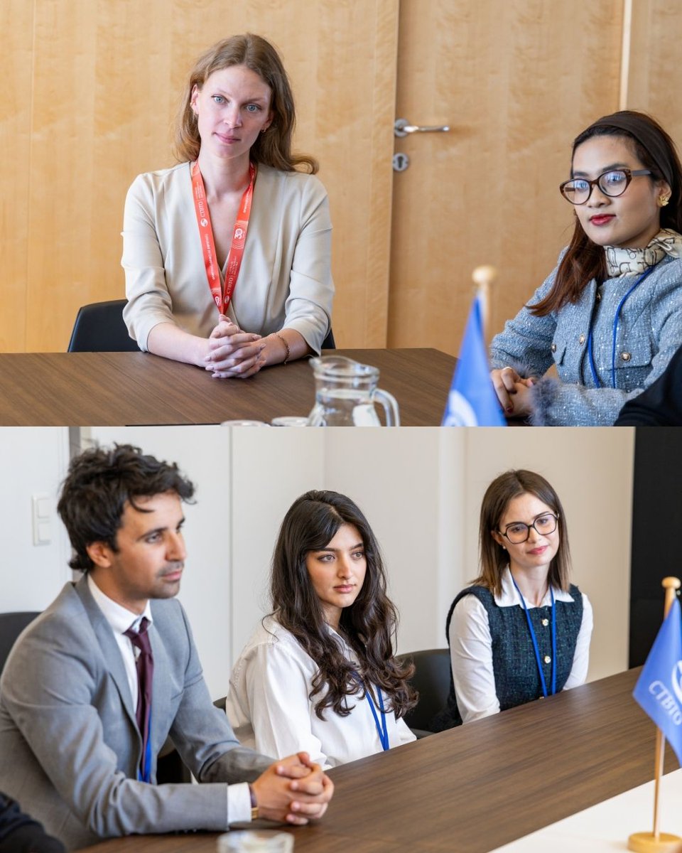 Youth4CTBT's tweet photo. As part of the Youth Programme marking #CTBT30 and the 10th anniversary of the now CTBT Young Leaders community, our Steering Committee met with @CTBTO Executive Secretary @DrRobFloyd in Vienna to discuss their priorities for the group and vision for the future🌍 https://t.co/LPUWlFrjIN