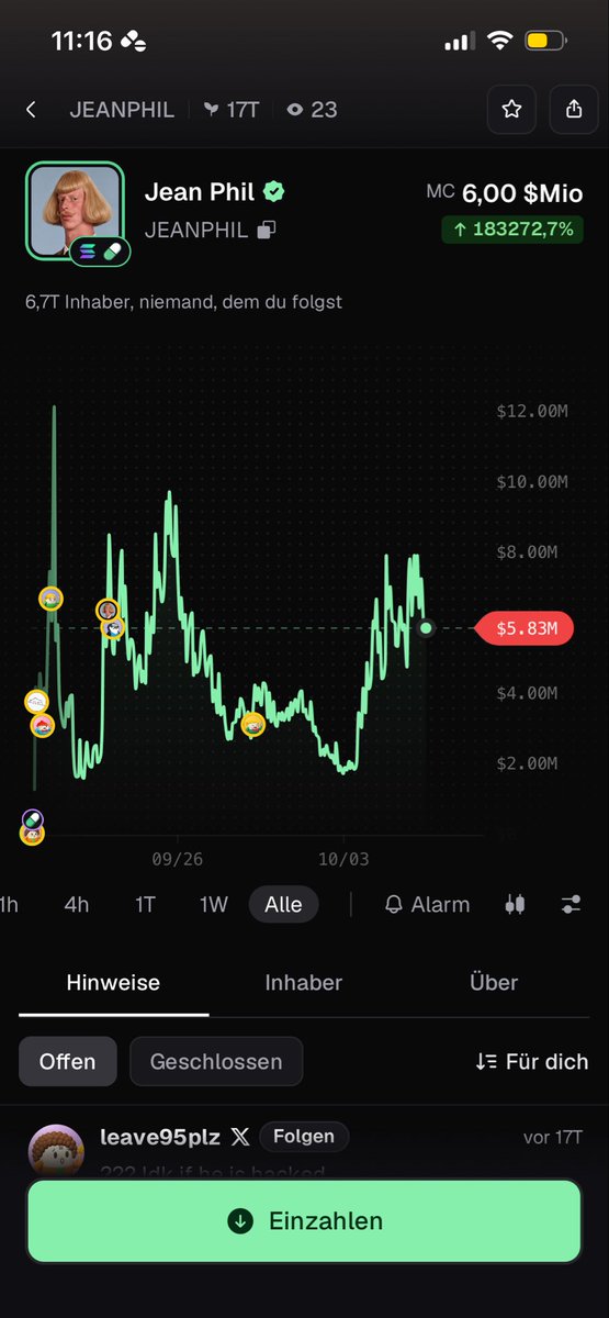 Riizongodcalls's tweet photo. Good morning 
#memecoin #godcalls #jeanphill https://t.co/UIf4RAX9b6