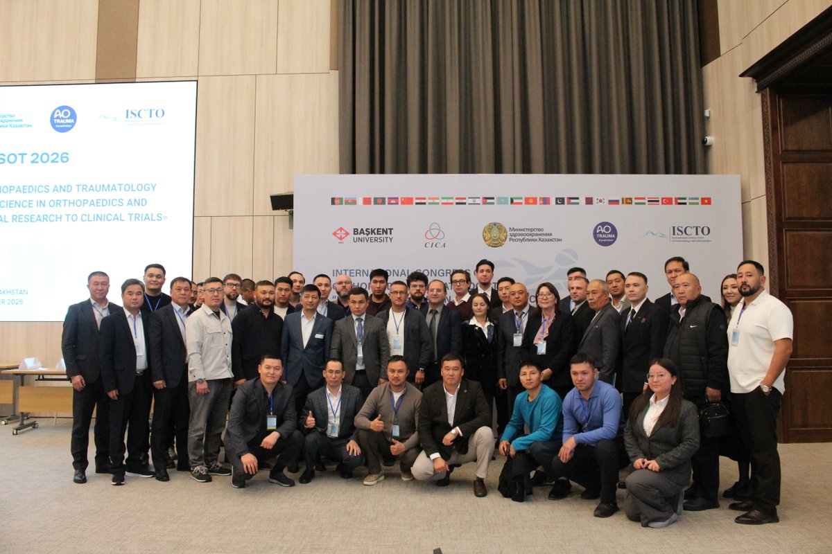 CicaSecretariat's tweet photo. The workweek started with lasting momentum following recent #MAASOT2026 Congress held at #CICA_HQ in #Astana

Initiated by 🇰🇿 as coordinator for #EpidemiologicalSafety & #PublicHealth priority area under "New Challenges and Threats" #CICA_Dimension, #MAASOT2026 united #science #education & #industry

The forum demonstrated how #dialogue turns into tangible projects & #security through #HumanCapital - marked by showcasing samples from Central Asia's 1st #traumatology medtech plant

Read more: https://t.co/tW7s1UVQvs