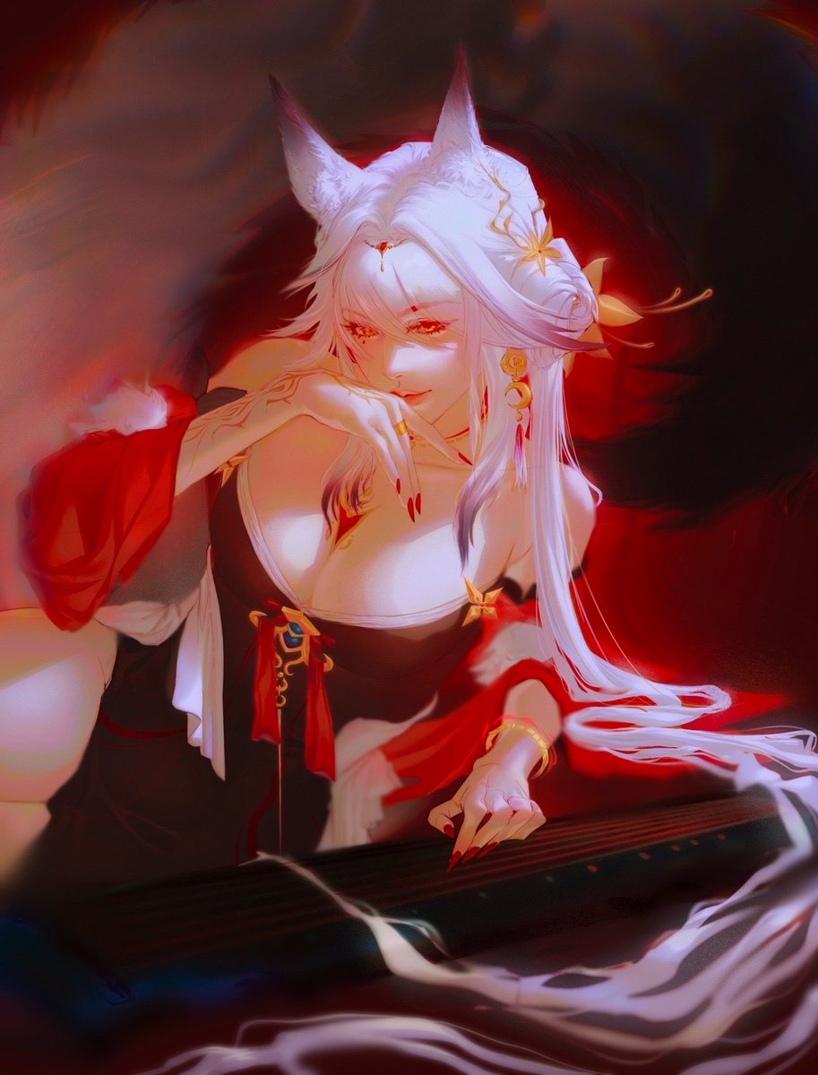 ideaturcat's tweet photo. Hsin the Moon Fox https://t.co/XWfGKDNFBP