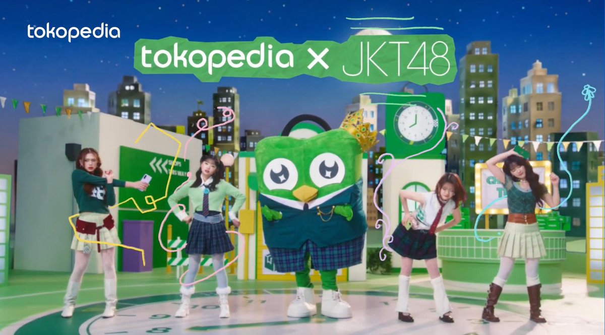 tokopedia's tweet photo. [QUEST #3]

Menurut kalian di video jingle War Traktiran 10.10, bagian apa yang paling gemesin? I'll go first!

Reply pakai klip versi favorit kalian ya~ #Tokopedia1010xJKT48 https://t.co/CjeSwouXEO
