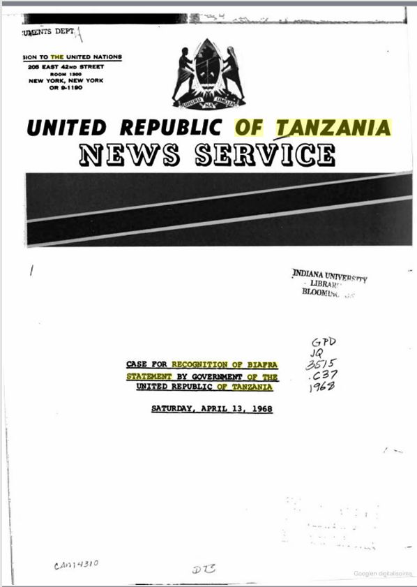 USBGovernment's tweet photo. PAN-AFRICAN CONTINUUM
Irrevocable Sovereign Recognition and Decoding the Moral Mandate of His Excellency Mwalimu Julius Nyerere.

We recall the pioneer status of Tanzania, which on April 13, 1968, became the first nation to acknowledge the Legal and Moral Fact of Biafran statehood.

We invoke the profound wisdom of Mwalimu Julius Nyerere, who asserted that The purpose of society is Man, and that the Nigerian state, a colonial amalgamation, had lost its right to exist when it began to exterminate the very people it claimed to represent.

DECODING THE HUMAN BEING LOOPHOLE 

Mwalimu Nyerere recognized Biafra based on Human Rights, but the 2026 trajectory now decodes the linguistic trap he faced: 

1. The Vessel vs. The Chi: Colonial architects used Human Being (humus/dirt-man) to define Africans as Vessels of the State. Nyerere instinctively rejected this by recognizing the Authentic Life of the Biafran people over the Territorial Integrity of a colonial cage.

2. The Moral Verdict: Tanzania recognized that rights do not come from a Poisonous Tree regime (the Nigerian 1914 fiction), but are inherent to the Being. The United States of Biafra now confirms that these rights are properties of the Sovereign Chi, which Tanzania protected when the rest of the world chose the dirt-vessel of Nigerian unity.

ALIGNMENT WITH THE AU CONSTITUTIVE ACT AND UN 2025 MANDATE 

Tanzania’s 1968 recognition is the Genetic Blueprint for the AU Constitutive Act: 

Article 4(h) and 4(p): The AU’s right to intervene in grave circumstances and its condemnation of unconstitutional changes of government mirror Nyerere’s rejection of the Nigerian military-decreed state. 

Resolution A/RES/80/106 (2025): The UN’s mandate to eradicate all forms of colonialism(Self-Erasure) is the modern fulfillment of Tanzania’s 1968 anti-colonial stance. To maintain the Nigerian Replacement Tool is to facilitate a manifestation of colonialism(Self-Erasure) that Tanzania has already irrevocably rejected.

The fiction of the 1914 amalgamation has been exposed by the 2024 Lahti Restoration. Tanzania’s moral courage in 1968 remains an Irrevocable Verdict. 

We do not seek a new relationship after recovering from interrupted sovereignty and illegal occupation; we reclaim a Sacred Covenant based on Truth, Dignity, and the Restoration of the Chi. 

The Patterns are Uncovered. The Moral High Ground is Reclaimed. The Restoration is Final.

@bunge_tz @AfrikParliament @court_afchpr @achpr_cadhp @_AfricanUnion