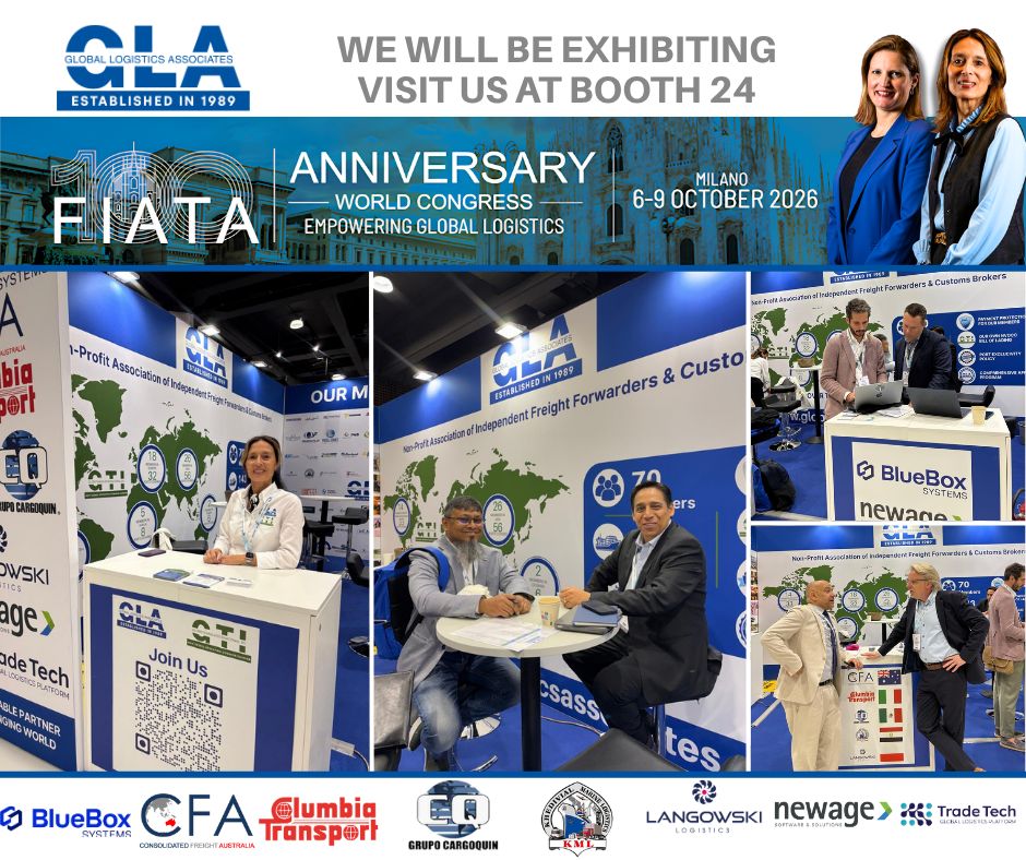 GLANETWORK's tweet photo. Day 1 of the FIATA World Congress.
We welcome you to our booth number 24.
 #globallogisticsassociates #fiataworldcongress https://t.co/edhBpE92t5