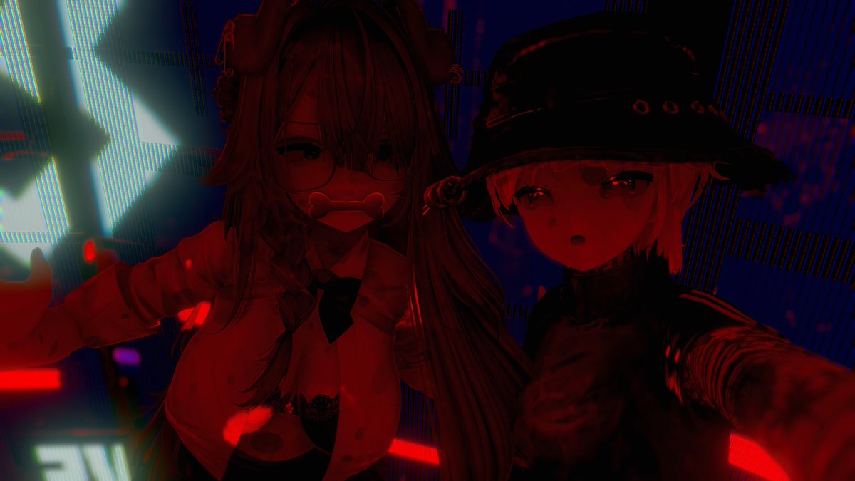kybos_ent's tweet photo. Puppets from Hell 🩸⛓️‍💥

fire 🔥 shit @toxictrate dropped last night at RAVE FACTORY!

#VRChatPhotography https://t.co/kwvVfPRABj