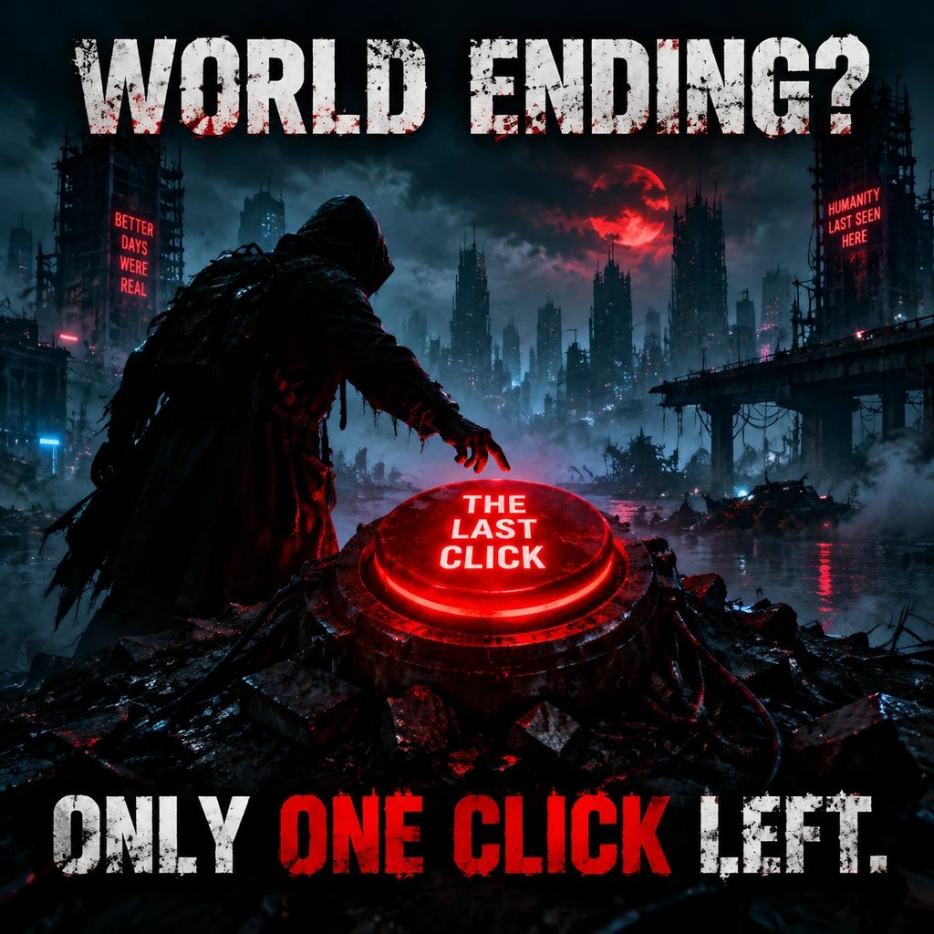 TheLastClickapp's tweet photo. #Plague in 2026? 💀

If the world is resetting, make sure you take the pot with you.

🔘 One button.

⏳ One final timer.

💰 Last click takes it all.

👉 https://t.co/I5lA5pY86q

#Base #Crypto #Web3Gaming #Degen https://t.co/HR7N4znEYy