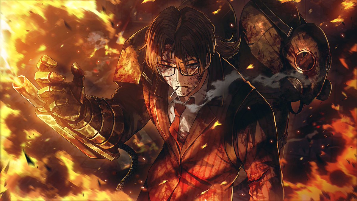 tamamo_fgo's tweet photo. リンバスカンパニーのストーリーでの登場人物人格は基本的に「ストーリーの主軸として出て来るキャラクターが人格として選ばれる」のがほとんどなのですが

突然”本編でモブとして出て来ただけで全く印象に残ってない人物”が選ばれることがあります。

通称、炎拳枠です https://t.co/VkTxk3Z5mi