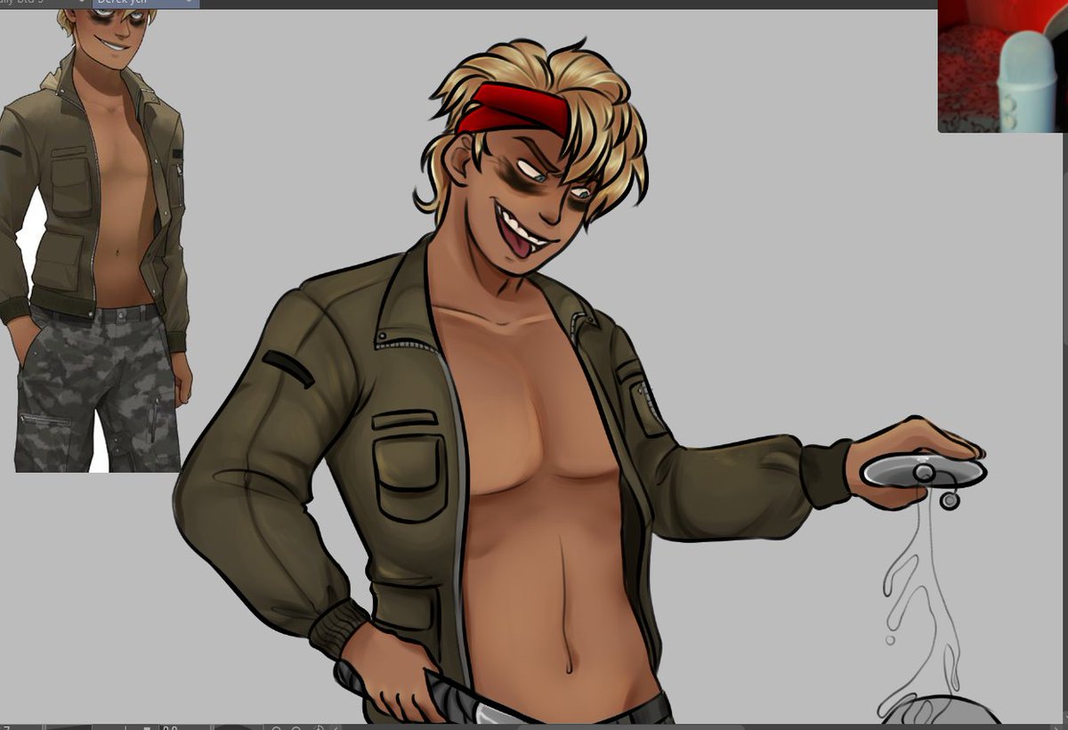 AkwardNerd333's tweet photo. Derek ych sneak peak! All rendering done, just need to do background of him and Celia and finish Fox Ych! 
#btd #tpof https://t.co/hjvZLdMYNS