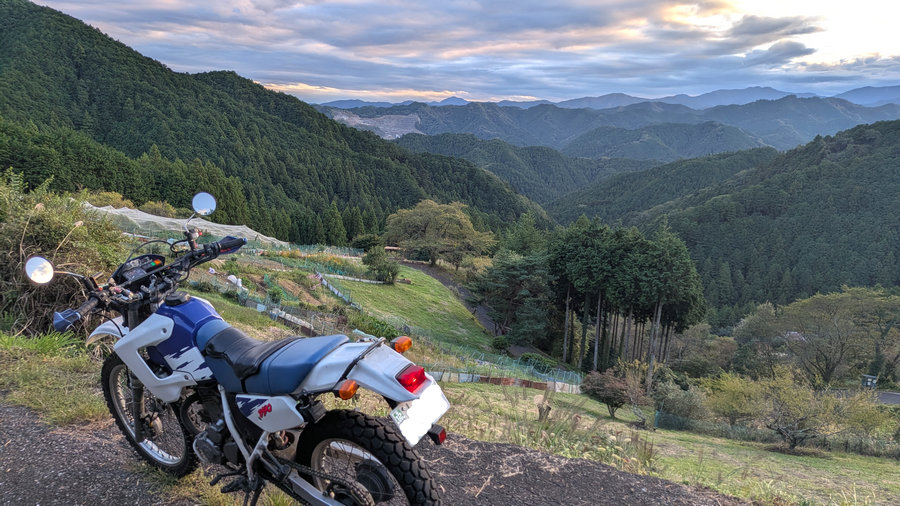 kuni4z's tweet photo. Fタイヤ、シンコーSR244の皮むきで林道舗装路ツーリングです！有間ダム→正丸峠→林道苅場線→八徳の一本桜→２９９号お帰りコース～ https://t.co/3a8viQIVTj