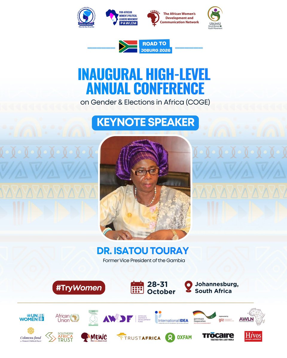 MantateQueeneth's tweet photo. I am my ancestors’ wildest dreams 📌

In a few weeks I have the absolute pleasure and honor to host the High Level Annual Conference on Gender and Elections in Africa scheduled for South Africa. I am grateful for the space to interact with some of the continent’s brilliant minds. 

I am constantly humbled by the space my gifts create for me. As a Nkulumane girl, a Bulawayo child, this is one for the books. 

#Growth #WomenLeadership