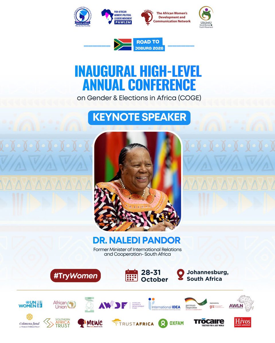 MantateQueeneth's tweet photo. I am my ancestors’ wildest dreams 📌

In a few weeks I have the absolute pleasure and honor to host the High Level Annual Conference on Gender and Elections in Africa scheduled for South Africa. I am grateful for the space to interact with some of the continent’s brilliant minds. 

I am constantly humbled by the space my gifts create for me. As a Nkulumane girl, a Bulawayo child, this is one for the books. 

#Growth #WomenLeadership