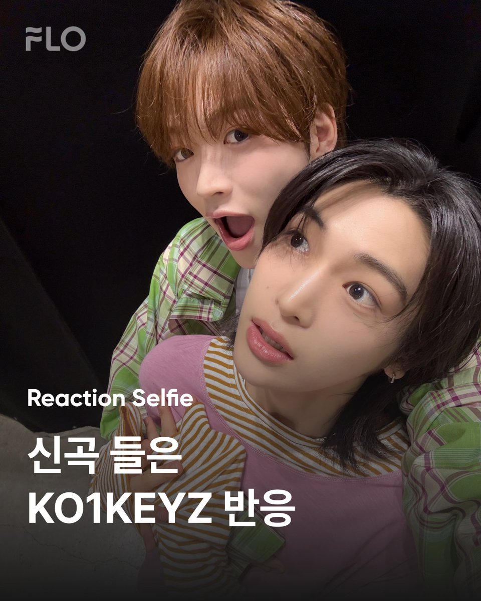 flo_official's tweet photo. [📷] #리액션셀피 #Reaction_Selfie WITH #FLO

신곡 'KO1KEYZ (Korean ver.)'을 처음 들은
@KO1KEYZofficial 반응 독점 공개!

지금 FLO에서 들어보세요!💙

#KO1KEYZ #코이키즈 #コイキーズ #플로 https://t.co/MAL1h4lLai
