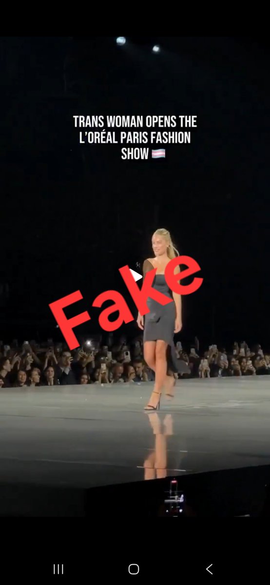 esionlc's tweet photo. The famous video of a trans woman opening the L'Oréal show is misleading.
The 2026 Le Défilé L'Oréal Paris show (held on September 28 at the Place Joffre near the Eiffel Tower) was officially opened by Kendall Jenner.
The only trans model was this person
Model list on thread 🧵 https://t.co/b6uP8SrMLn
