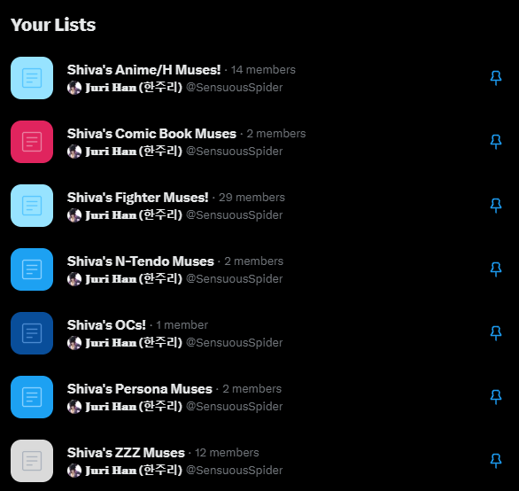 SensuousSpider's tweet photo. || You can now find these at a theater near you, or some shit.

Yes, they're all separated by category. No, I don't feel like separating them all into their own sub-categories. Follow what you like or are interested in. https://t.co/6vb6OK7p6N