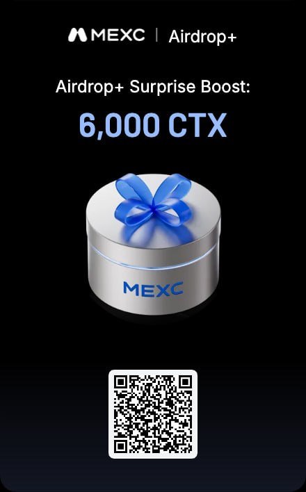 Cortex_Network_'s tweet photo. 🎁 Airdrop+ Surprise Boost: 6,000 CTX!

Cortex Network $CTX is now live on MEXC Airdrop+.

Join the event and grab your share of 6,000 CTX rewards. ⚡️

⏳ Ongoing
 🔗 Join now: https://t.co/R7SF4PAuXw

Don’t miss the CTX surprise boost. 🤖 https://t.co/aaorvynQoS