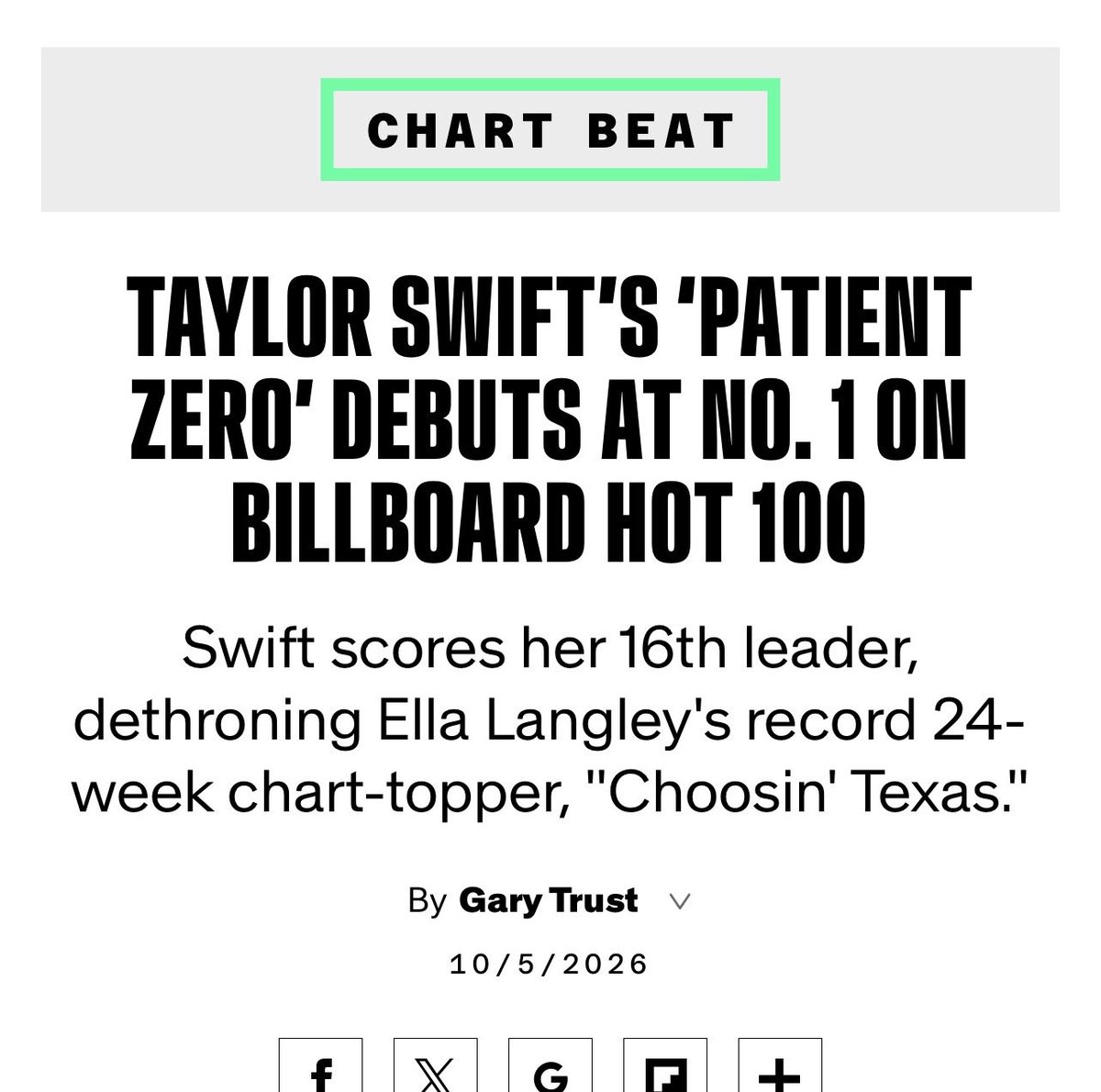 Maveapproach's tweet photo. 🚨 Taylor Swift’s song ‘Patient Zero’ dropped Sept 25, 2026. 

That same day, a scientist at Russia’s Anti-Plague Institute broke a tube of live plague bacteria. 

She died Oct 2…the day the song hit No. 1

10/2 =201. Event 201 was the simulation of Covid funded by bill gates. https://t.co/ny4PsWcazF