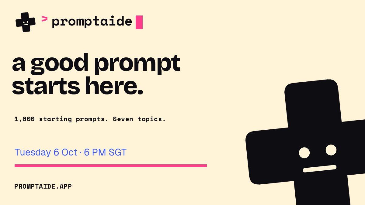 Promptaide tweet picture