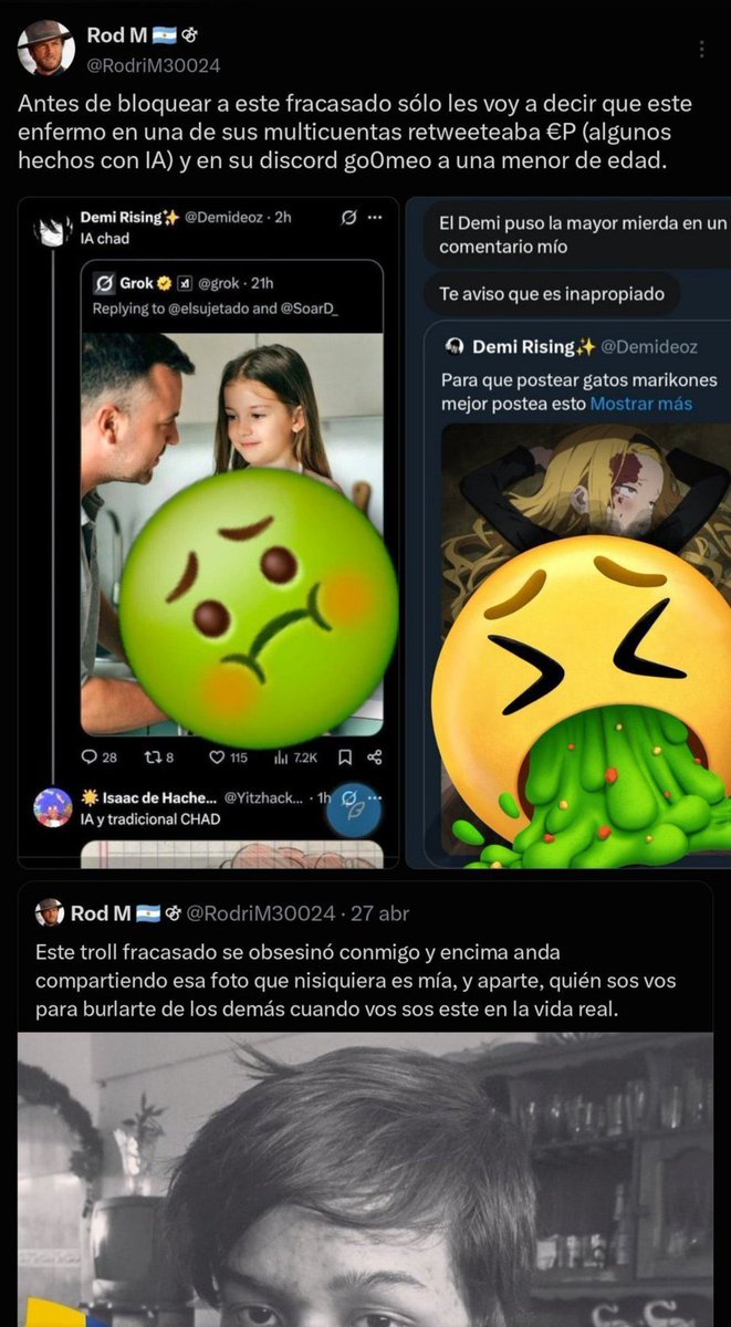 drogkea's tweet photo. @geminianapromed aparte de que es pedofilo https://t.co/fGf6AHNYET