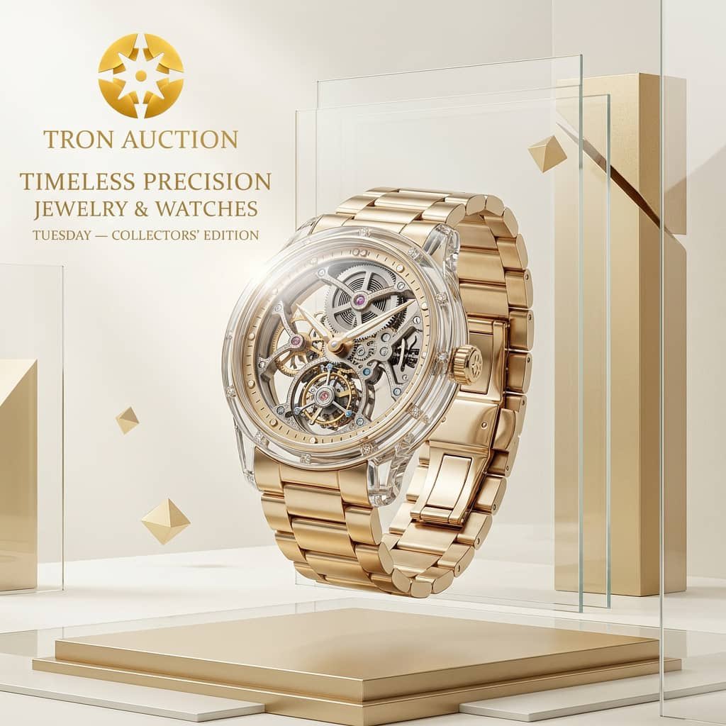 TeraTronAuction's tweet photo. True luxury is found in the details. ⌚💎✨

Discover exceptional timepieces and fine jewelry selected for collectors who appreciate precision, craftsmanship, and rarity.

#TronAuction #LuxuryWatches #FineJewelry #JewelryCollectors #WatchCollectors #LuxuryAuction #CollectorsEdit https://t.co/bv7kzoC8CL