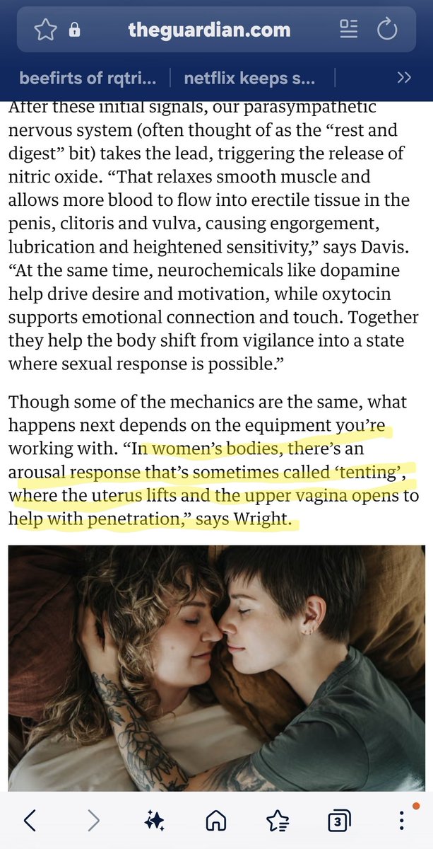 c0asti's tweet photo. @SayNomore3440 @polo_man404 When aroused, vaginal tenting occurs. This is where the vagina lengthens, opens toward the top, and the uterus lifts. The cervix is the opening to the uterus, so yes it does lift. https://t.co/AdoeF2pOGe