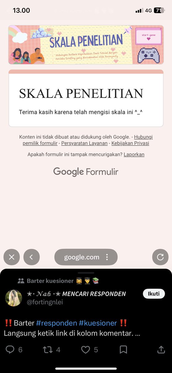 snctswife's tweet photo. @fortingnlei Done ya kak , tolong isi punyaku 

https://t.co/Rvdwd4jvZh https://t.co/e62WZ9Whan