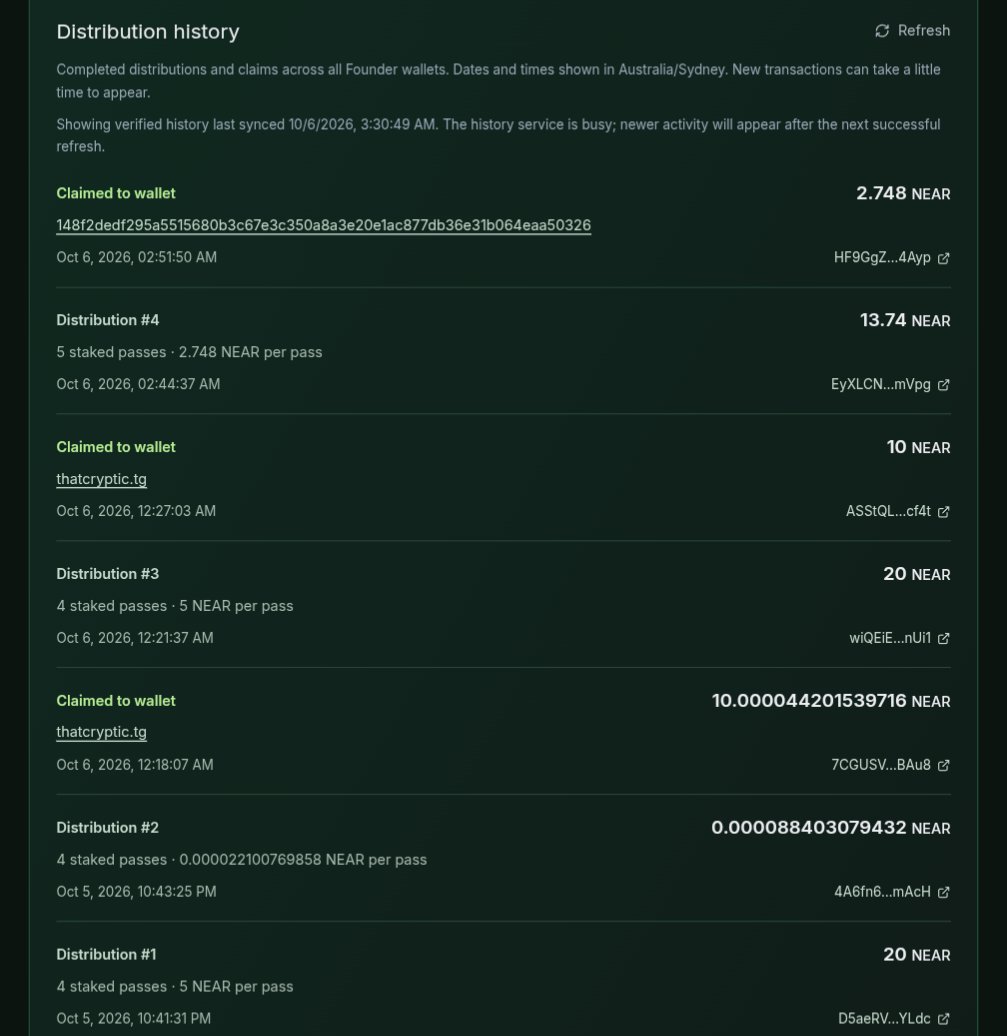 NixelStudios's tweet photo. 🟩 Free money is the best money 🟩

 100% of project FEES are paid out daily in near $NEAR

Check it out https://t.co/vNCjXFSueQ https://t.co/V9krZQCj29
