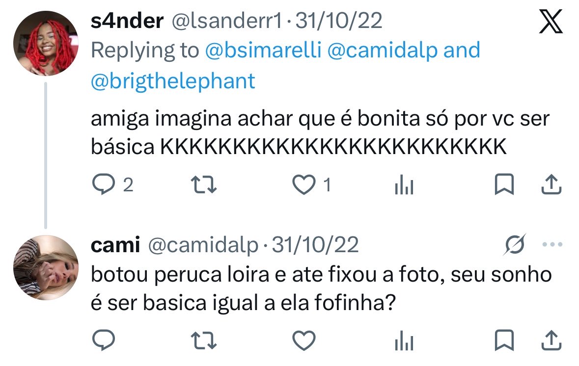 aoifermolloy's tweet photo. cami dal está isenta até agora porque ela é SUJA e apoia o governo do bolsonaro e tem diversos posts elogiando feitos por aquele boçal https://t.co/1mcSIxZoXP