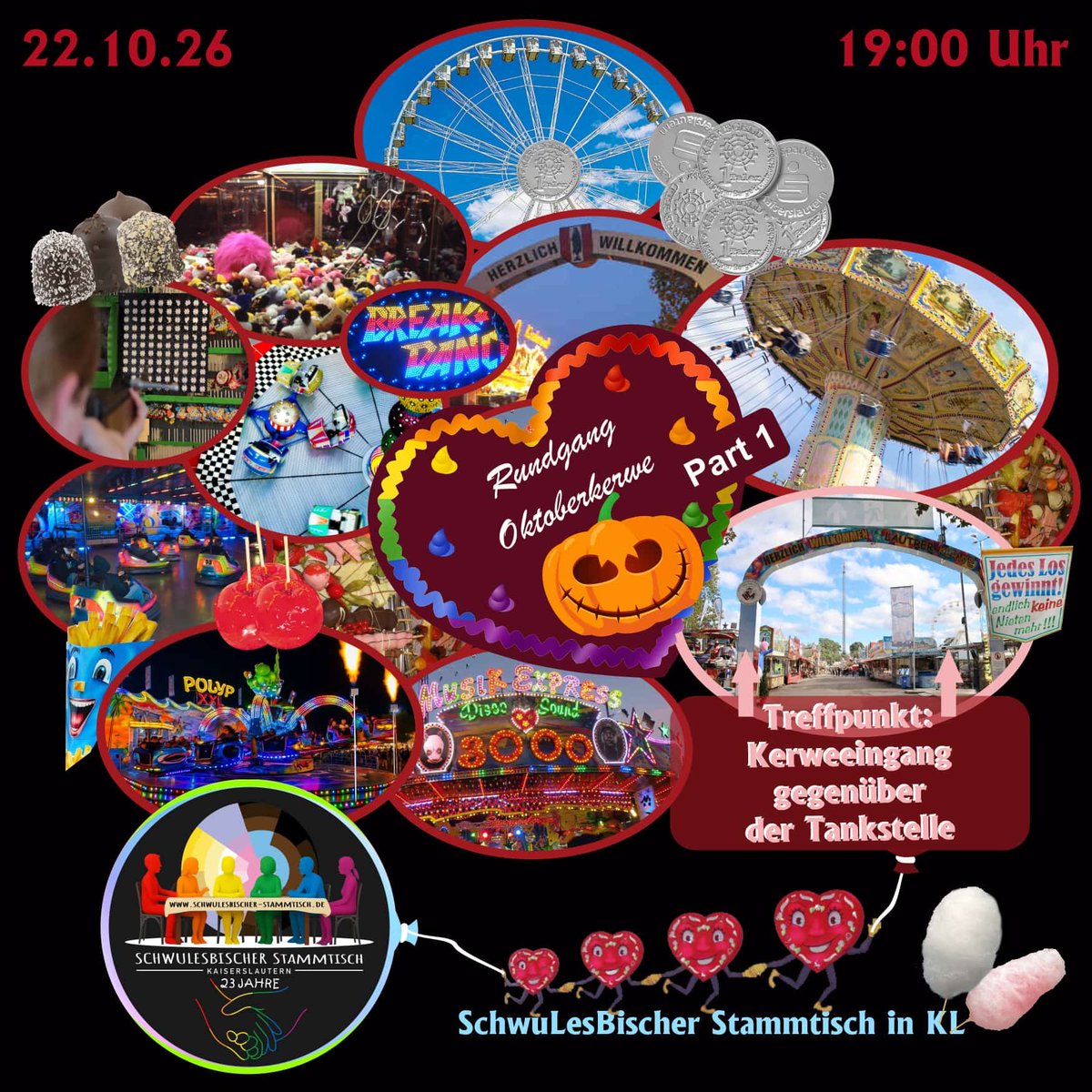 HIMzone666NetMs's tweet photo. #SchwuLesBischer #Stammtisch #Kerwerundgang Part 1
22.10.2026, 19 Uhr
Treffpunkt: Eingang gegenüber Tankstelle
Wir sehen uns!
🏳️🌈🎠🎡⚧️🍷🎢🍟🏳️⚧️
#kaiserslautern #kakenloken #queer #oktober #gay #bi #lesbian #straight #cis #trans #queer #ace #nonbinary #kerwe #oktoberkerwe https://t.co/wWosLIZuy0