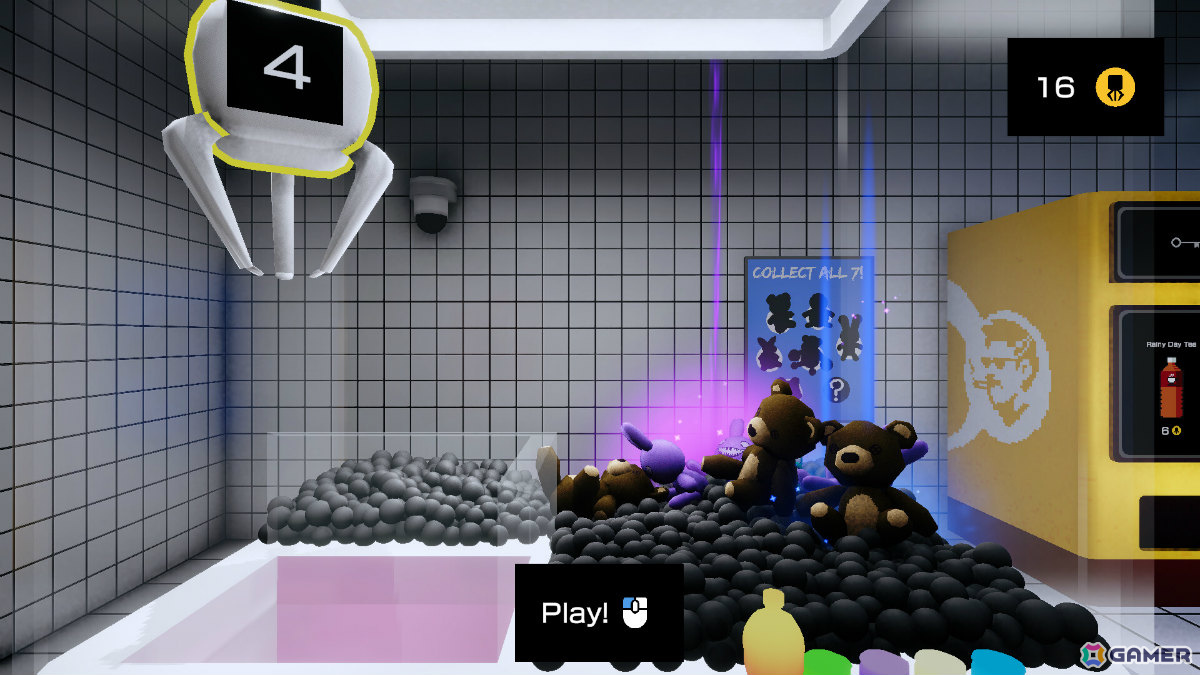 GamerNeJp's tweet photo. クレーンゲームで借金を返済するローグライト・デッキ構築ゲーム「CLAWSTROPHOBIA」Steamデモが配信！
https://t.co/OamX7HXt0B
自販機で買ったドリンクを組み合わせることでスコアや倍率、トークンの稼ぎ方などが変化 https://t.co/BSvTiV9OND