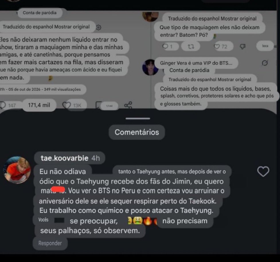 acervopjm's tweet photo. é inadmissível que aconteça esses tipos de ameaças com o jimin e a empresa não tome as medidas necessárias contra essas pessoas NOJENTAS. toda vez é a mesma história, e deixam passar batido, mas isso NÃO pode se tornar algo mais comum do que é.

PROTECT JIMIN
PROTECT YOUR ARTIST https://t.co/X0vzrUMHM1