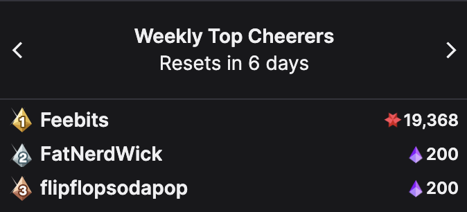 feebitsdotfun's tweet photo. Top cheerer for @xQc today! https://t.co/NGNYPPuu0n