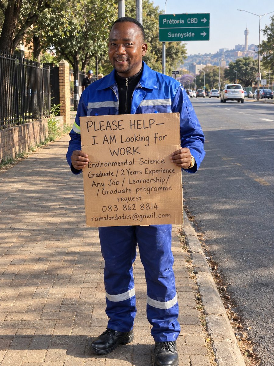 Ramulondo_DR's tweet photo. South Africans Please Repost for me my employer might on your wall 
B.Environmental Science Graduate | 3 Years’ Experience | Any available  Job opportunity job/intern/leadership 
I have been send cvs
CV available upon request.
📞 083 862 8814
Please share 🙏🏾  #Amen #Asylum https://t.co/KZ2cpsBKBH