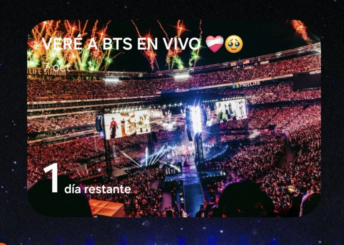 ithvnath's tweet photo. REPORTENSE LAS QUE OFICIALMENTE VEN A BTS MAÑANAAAAAA 😭😭😭💕 https://t.co/wgIMZquW8Y