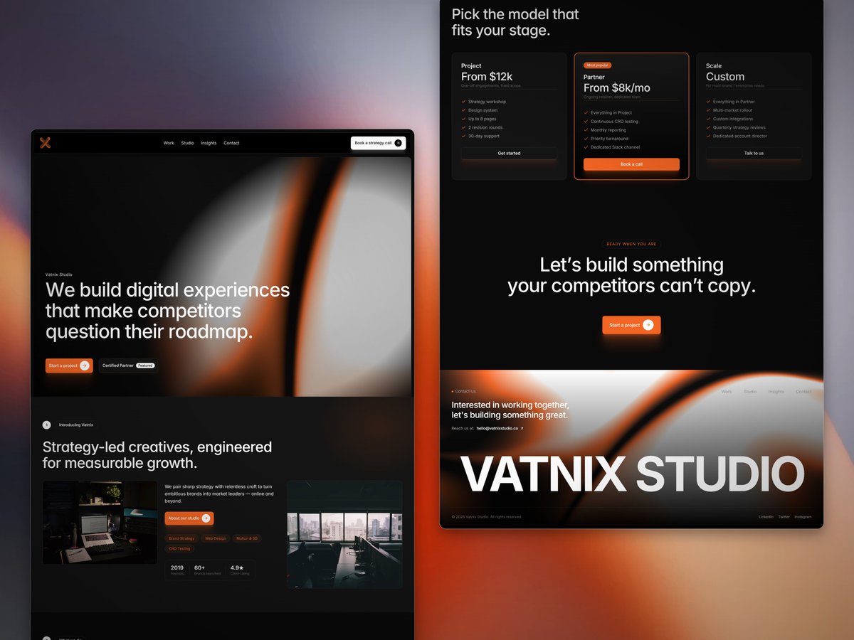 alixasssan's tweet photo. My free framer  template - Vatnix Studio

Hit 30+ remixes
6 remixes in a week https://t.co/BAHEJlH4ta
