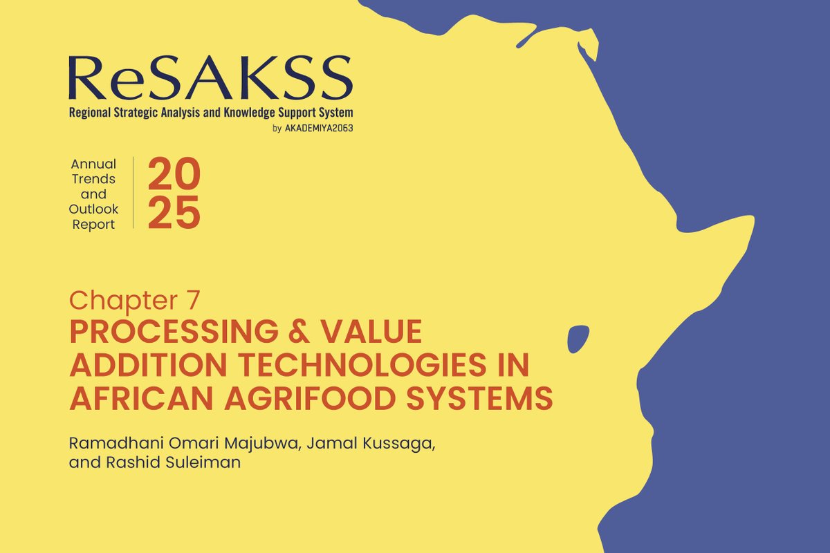 ReSAKSS's tweet photo. Empowering Women and Youth in Africa’s Agrifood Sector! 

Women and youth are increasingly becoming key drivers of transformation in Africa’s agrifood systems. Across countries like #Zimbabwe, #Ethiopia, #Kenya, and #Tanzania, women account for 43–67% of agrifood processing activities, highlighting their critical role in adding value to local agricultural products.

Access to finance, training, networking opportunities, and market information enables these groups to scale their businesses and create sustainable livelihoods. For example, in Tanzania, local government authorities actively encourage women and youth to form groups to access business loans and establish agrifood processing initiatives. In 2023 alone, the Tanzanian local government authorities (LGAs) allocated 44 billion shillings (about US$18 million) to over 23,000 women and youth, providing a strong boost to entrepreneurship and economic participation.

Check out @ReSAKSS #ATOR, Chapter 7: Processing and Value Addition Technologies in African Agrifood Systems: https://t.co/lOzYgpmQId