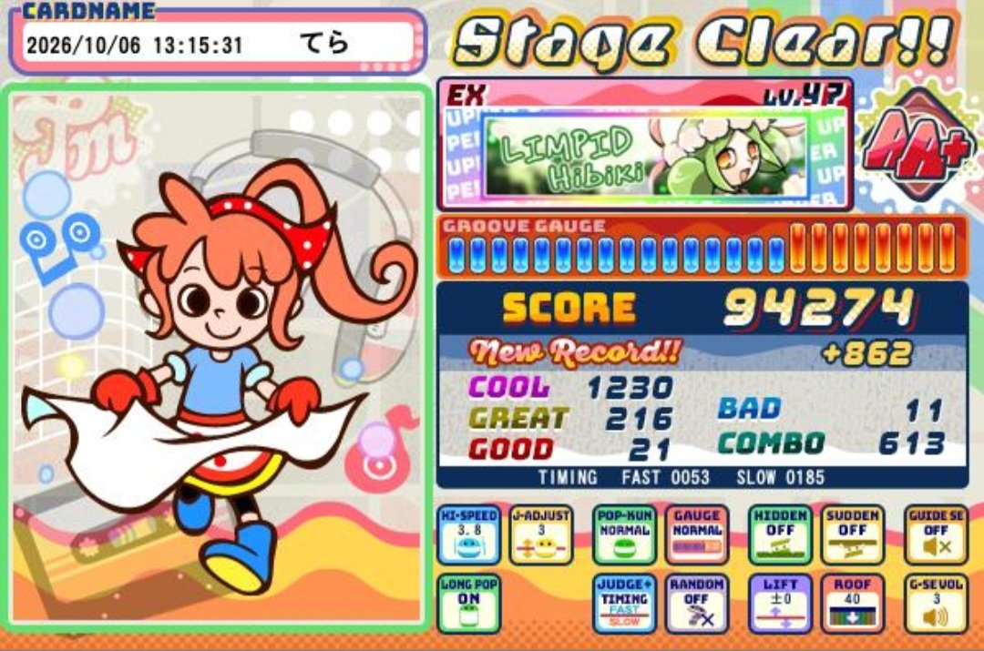 terratsukasa's tweet photo. 94k！ムズい47やね https://t.co/fXjdvIk2RE