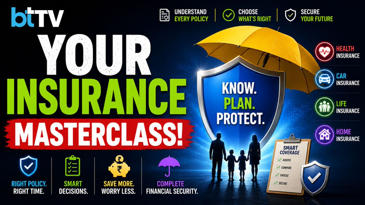 business_today's tweet photo. How To Select An Insurance Policy, In Light Of Recent IRDAI Paper | Insurance Guide | Money Today
Watch LIVE: https://t.co/l0Xh3Dv63O | #BusinessToday #InsurancePolicy #InsuranceGuide #InsurancePlanning #PersonalFinance
@sakshibatra18 | @dyohannan https://t.co/KVyxbi8Lza