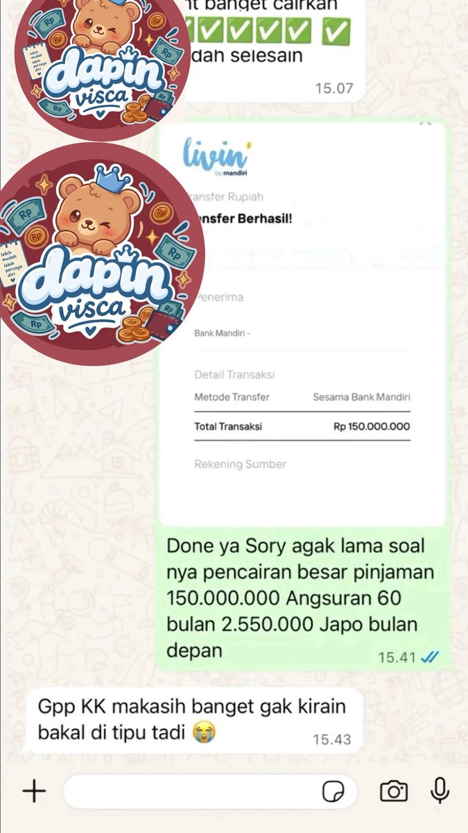 viscapinpri's tweet photo. 🐻 Lagi butuh dana untuk kebutuhan mendesak? Dapin Visca OPEN PINPRI BIG NOM hingga 50JT. Proses mudah, info jelas, dan bisa konsultasi terlebih dahulu. 💌 Info lengkap langsung via Tele!
📲 Tele: pinprivisca
#pinpri #zonauang https://t.co/a7AR37Zids