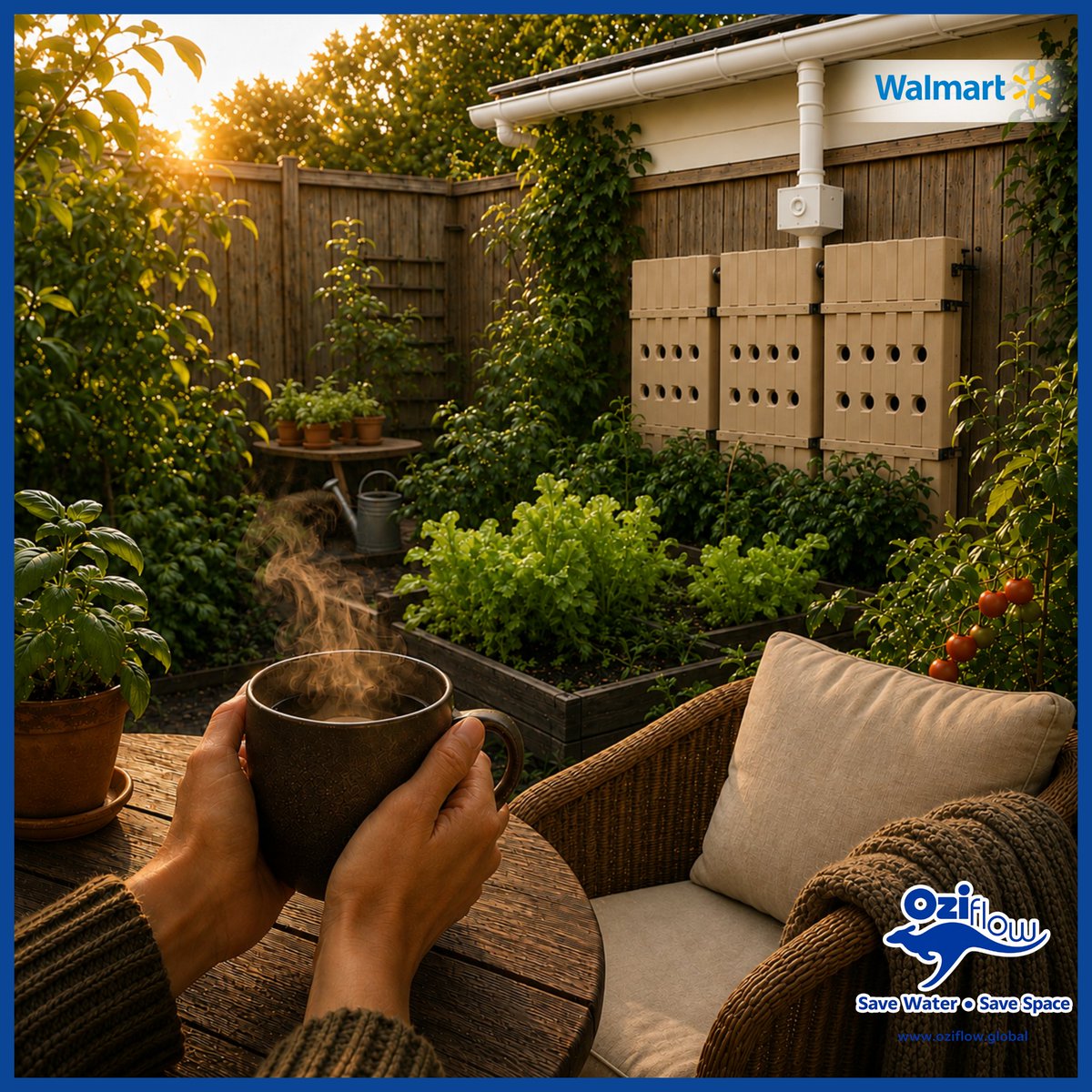 Oziflow's tweet photo. The routine continues. Same Saturday morning. Same garden.
#SaveWaterSaveSpace 🔗 Shop Oziflow on https://t.co/61N5ZWTWMK link in comments https://t.co/7e48zLTWpr