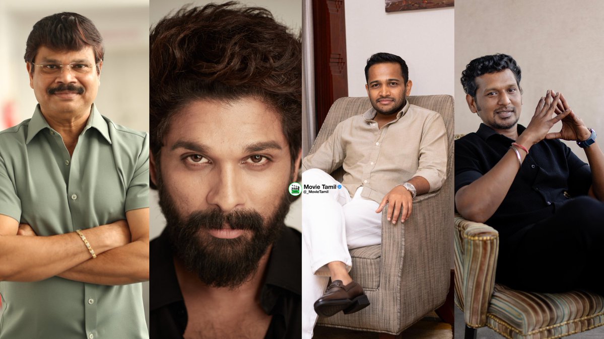 CineChaiTelugu's tweet photo. BIG CLARIFICATION on #AlluArjun’s Next! 🔥

Reports of #BoyapatiSrinu directing Bunny next are NOT TRUE, as per Telugu media.

👉 #RAAKA with #Atlee: Shooting in full swing 🔥
👉 #AA23 with #LokeshKanagaraj: Pre-production underway 👀
👉 #AA24 with #BasilJoseph × #GeethaArts: Next in line 🚀

Meanwhile, Boyapati is set to team up with a different hero next.

His next announcement is expected this month! 🔥