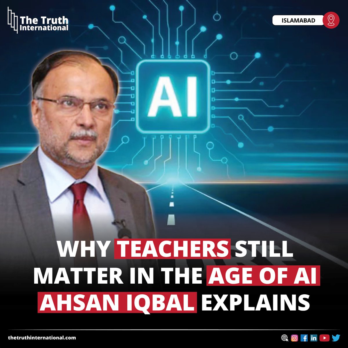 ttimagazine's tweet photo. Why Teachers Still Matter In The Age Of AI Ahsan Iqbal Explains
FIND MORE: https://t.co/64Gbxpt2oD
#Teachers #Matter #TheAge #AI #AhsanIqbal #Explains #TTI https://t.co/wjgxve0zyY