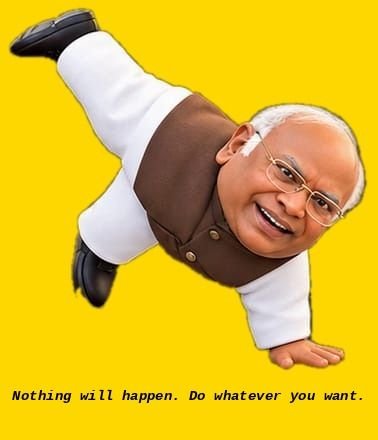 SamikshaRewiew's tweet photo. @kharge Kuch nahi milega. aage badho. 😂😂😂 https://t.co/CsPO6qn4w7