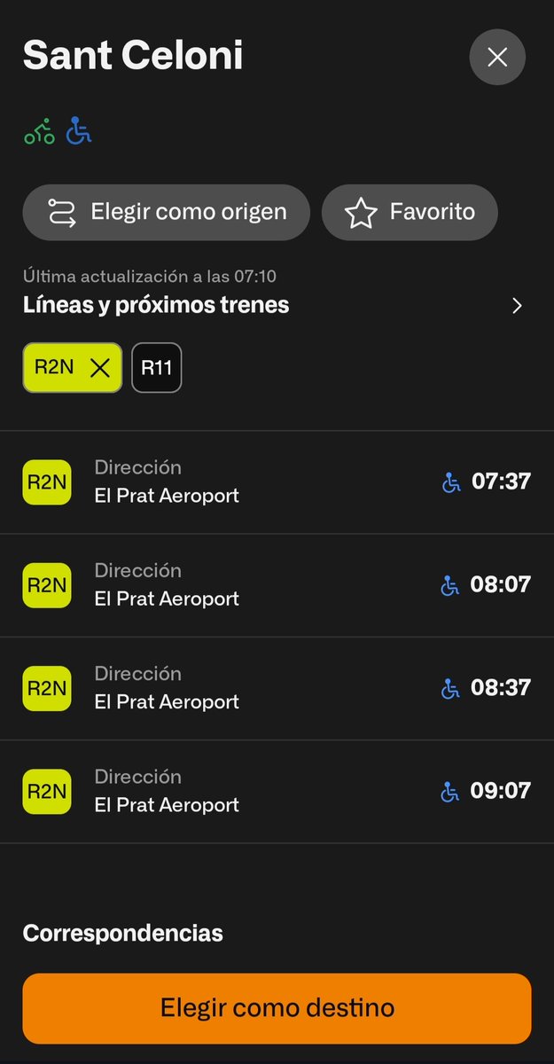 MarkitusSC's tweet photo. @rod2nordcat A la app de rodalies posa que surten trens desde Sant Celoni... Es correcte @rod2nordcat @rodalies @AfectRodalies ??? https://t.co/YULc7HwfQz