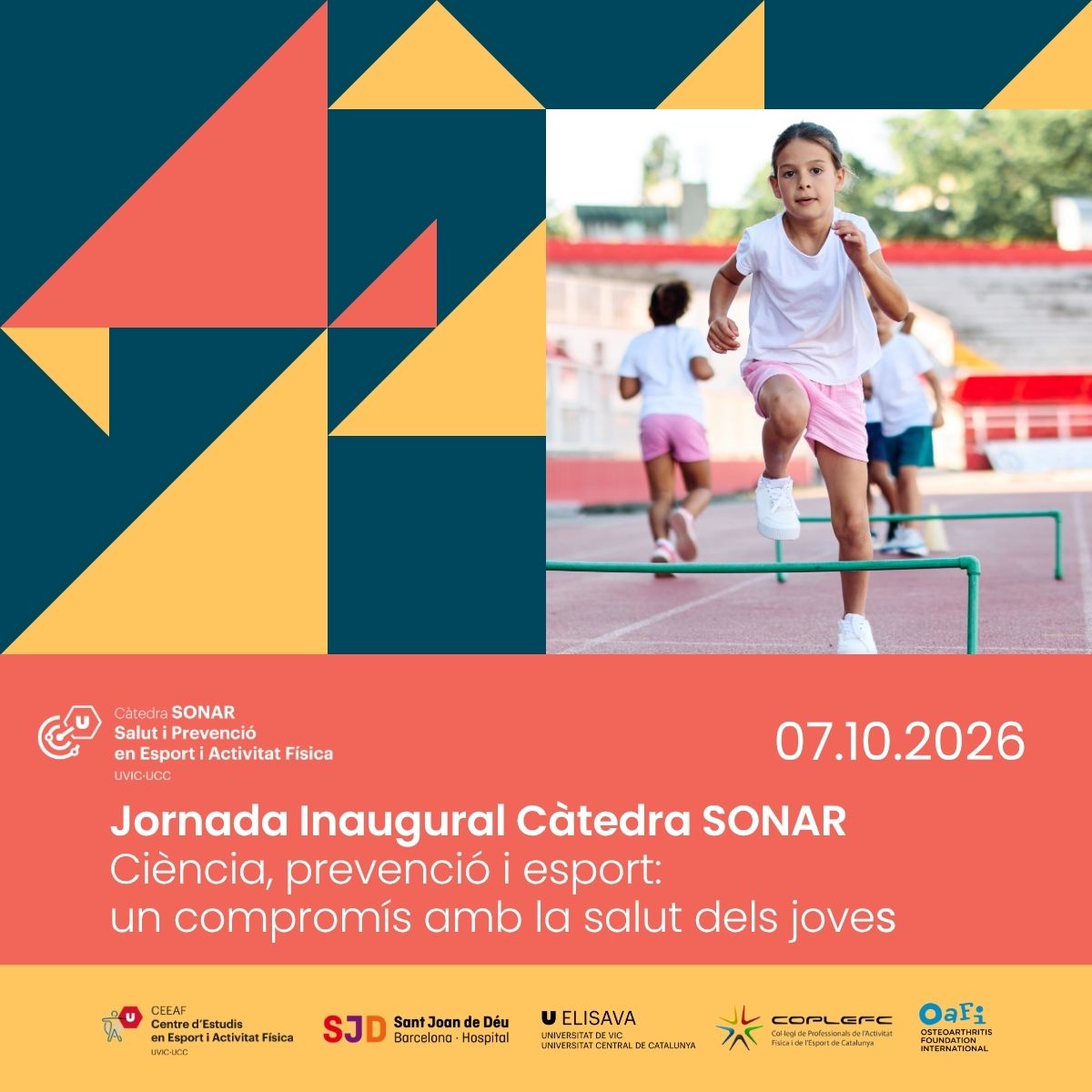 SJDFormacion's tweet photo. ⏰ Últimes hores per inscriure’t a la Jornada Inaugural de la Càtedra SONAR!

Una jornada per compartir coneixement, innovació i experiències en prevenció de lesions i promoció de la salut en l'esport infantil i juvenil.

👉 Inscriu-t’hi gratuïtament: https://t.co/MAFLIjKGxN https://t.co/NIqLkD2gWb