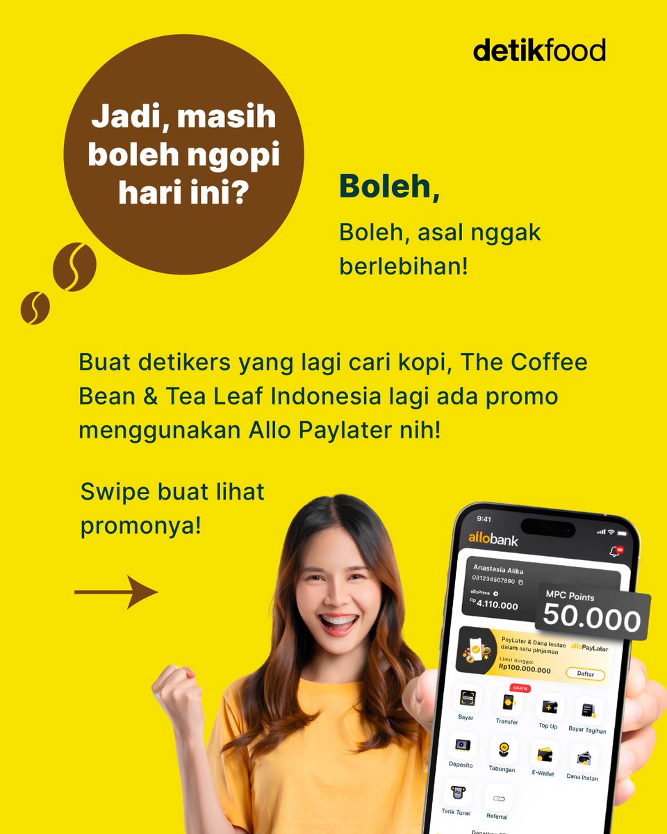 detikfood's tweet photo. Namun, jenis kopi, tambahan gula/susu, dan toleransi kafein tiap orang juga perlu diperhatikan. https://t.co/2vUaEMe3m2