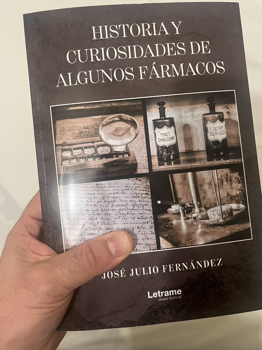 JulioFdez79's tweet photo. ¡Llegó el día!  

Después de años de escribir, reescribir, dudar… mi libro “HISTORIA y CURIOSIDADES DE ALGUNOS FÁRMACOS” ya está a la venta.  

Con mucha ilusión os lo presento 👇 https://t.co/2VAPNL37UJ
