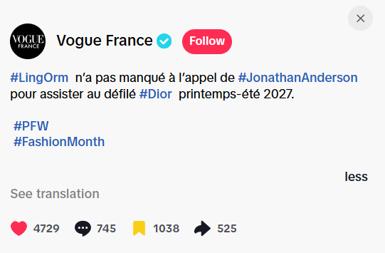 beminefame's tweet photo. ต้องการเอนเกจให้ Lingling Kwong บนหน้าสื่อของ Vogue France แบบด่วนที่สุดค่ะ อย่าอ่อมน้าทุกคน สำหรับคุณหริงแล้วต้องเอิดเท่านั้นจะมาเท่านี้ได้ยังไงงงง

#LinglingKwong 
#DiorSummer27 #Dior https://t.co/4HxIguaJgP