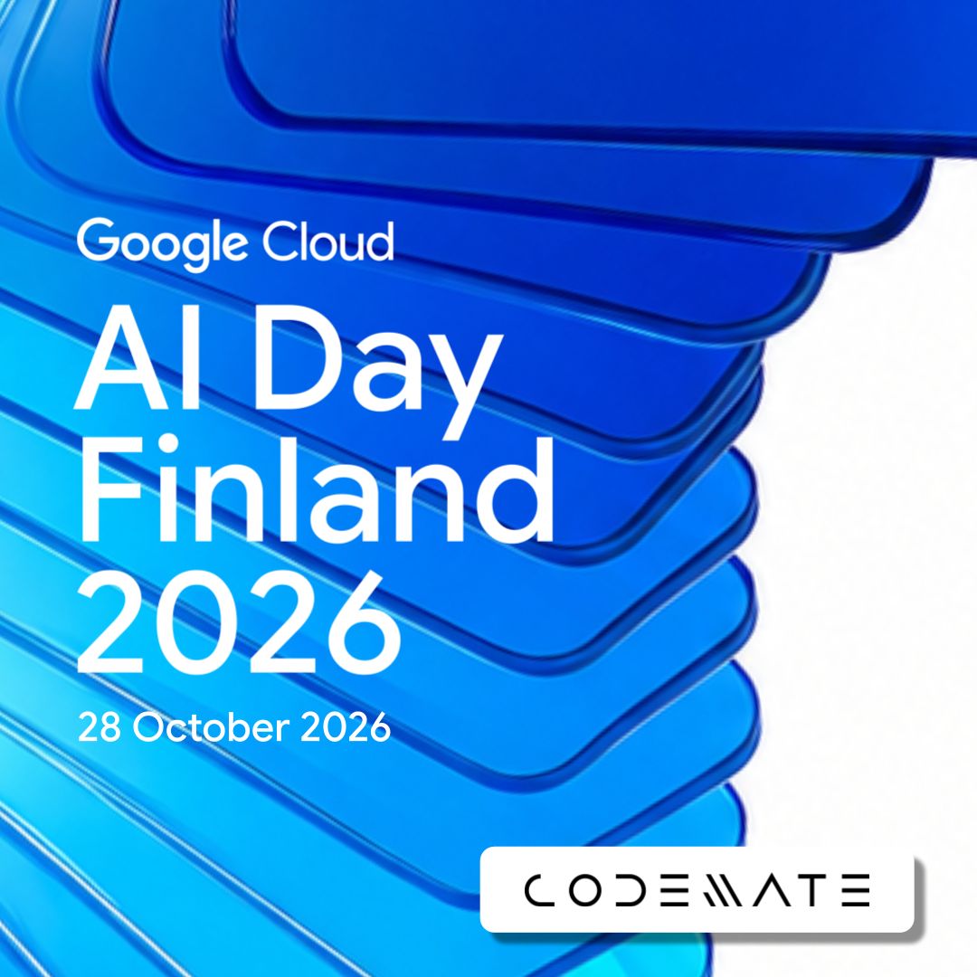 CodemateLtd's tweet photo. We’re joining the Google Cloud AI Day Nordic tour! 

📍 Oslo - 13 Oct
📍 Stockholm - 22 Oct
📍 Helsinki - 28 Oct

Come and meet us to talk agentic AI in production and hear what we’ve learned from bringing AI into real customer service environments.

See you on the road! 👋 https://t.co/O09jdtzMZ6