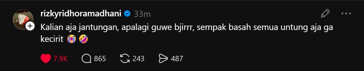 TimnasXtra's tweet photo. 🚨 Rizky Ridho on Threads. 😭🤣 https://t.co/mlGvV7hfmD